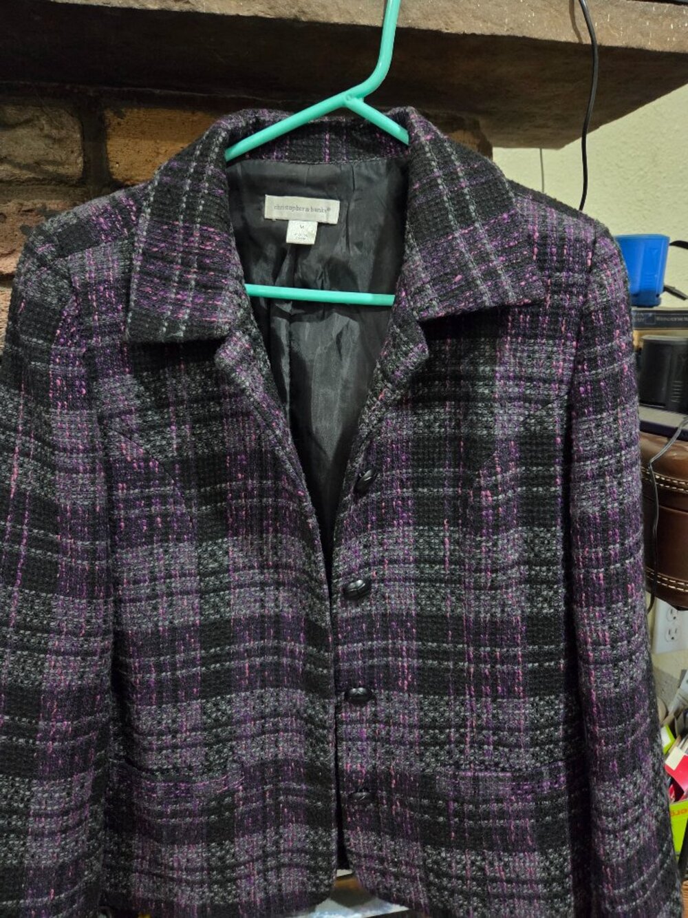 Christopher and Banks Woven Blazer